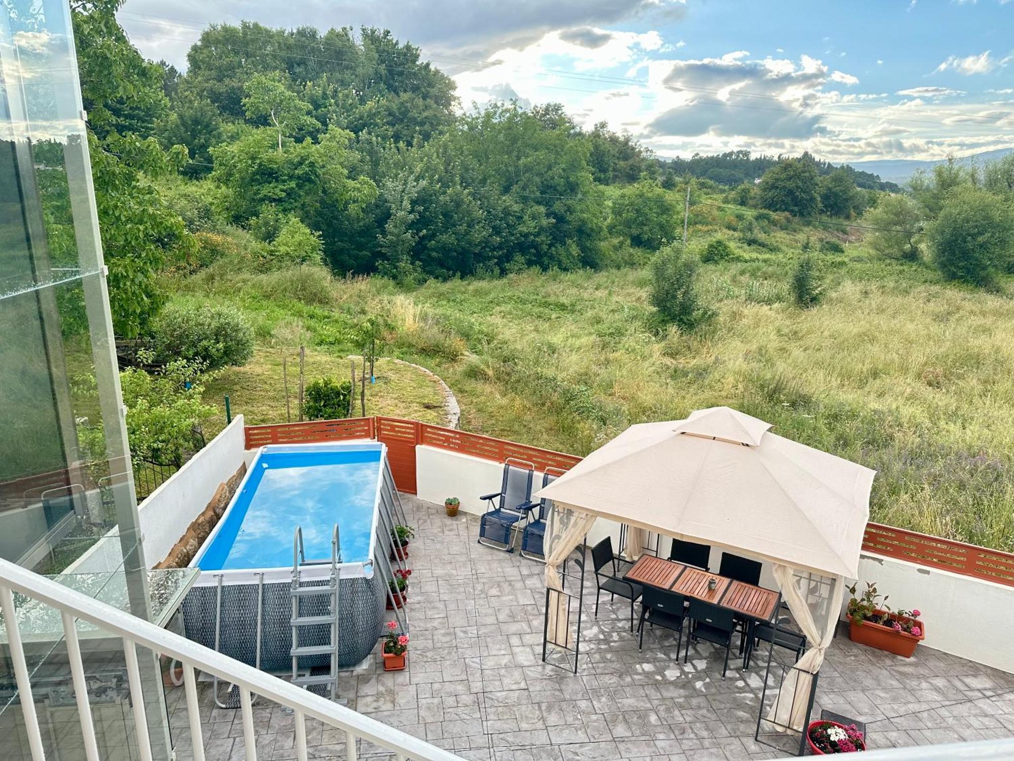 奥伦塞Casa La Oveja Negra, Con Piscina别墅 外观 照片